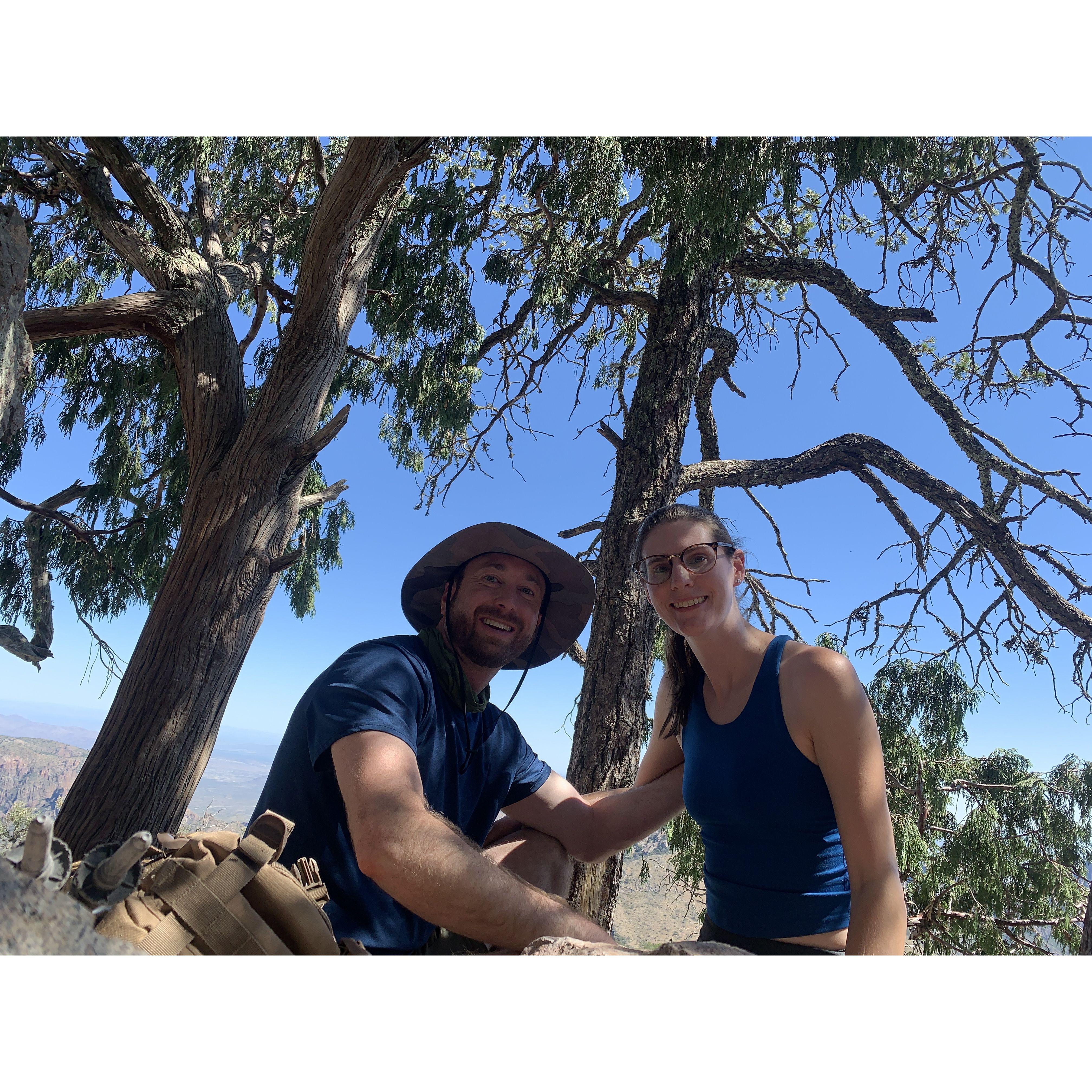 Stepehen and I at the top of Emory Peak.