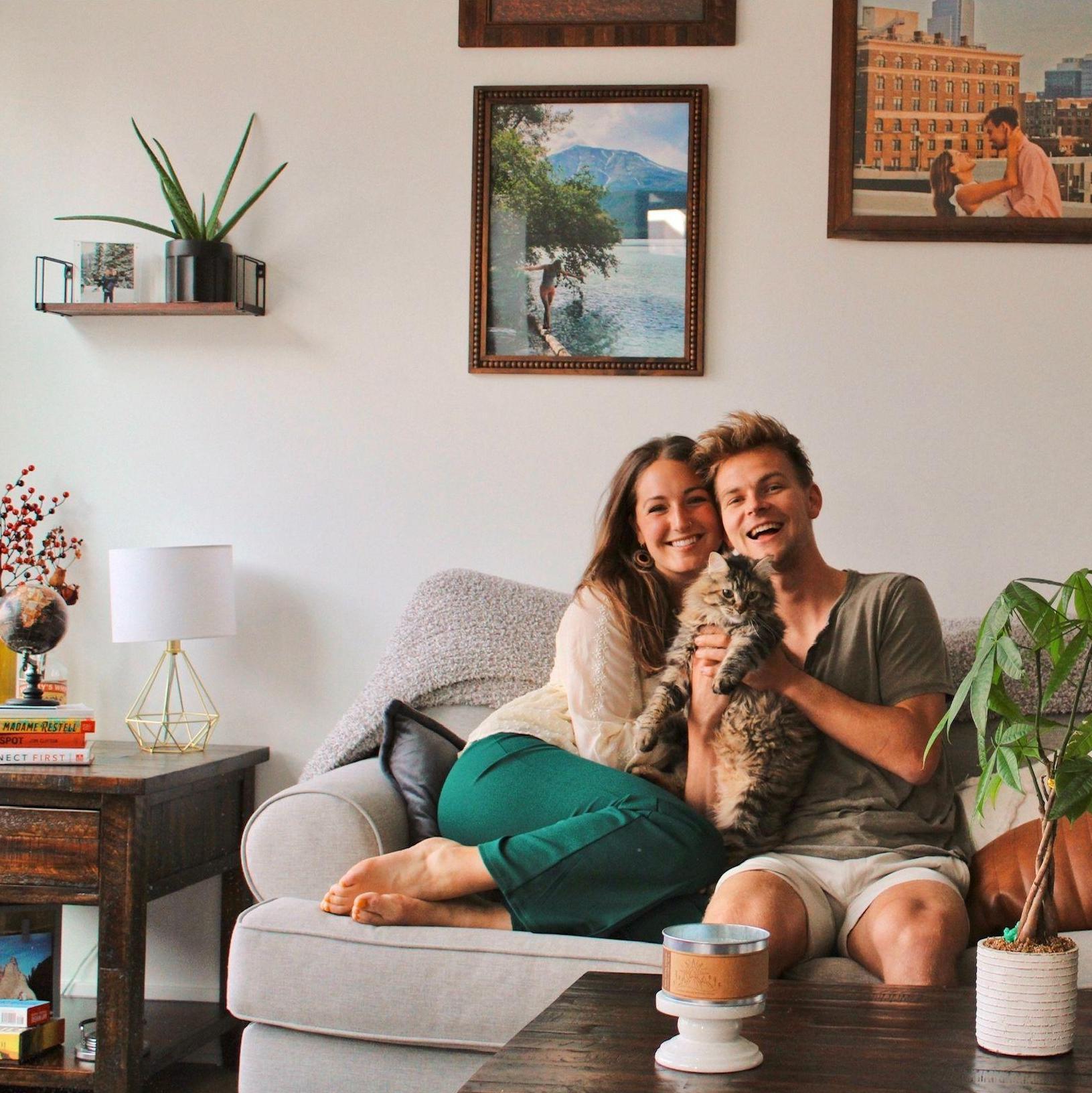 3-year anniversary pics with our prized Pebbles