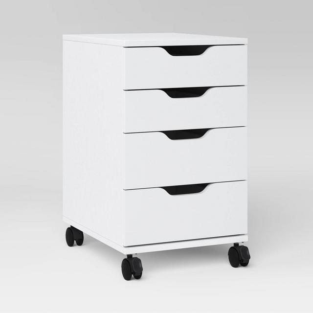 Loring Rolling Cabinet White - Threshold™