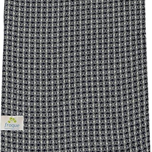 FROQUE Waffle Bath Towels Oversized with Lively Colors - %100 Cotton, Prewashed for Soft Feel - Quick Dry Turkish Beach Towel Extra Large for Travel (Dark Blue Anatolia)