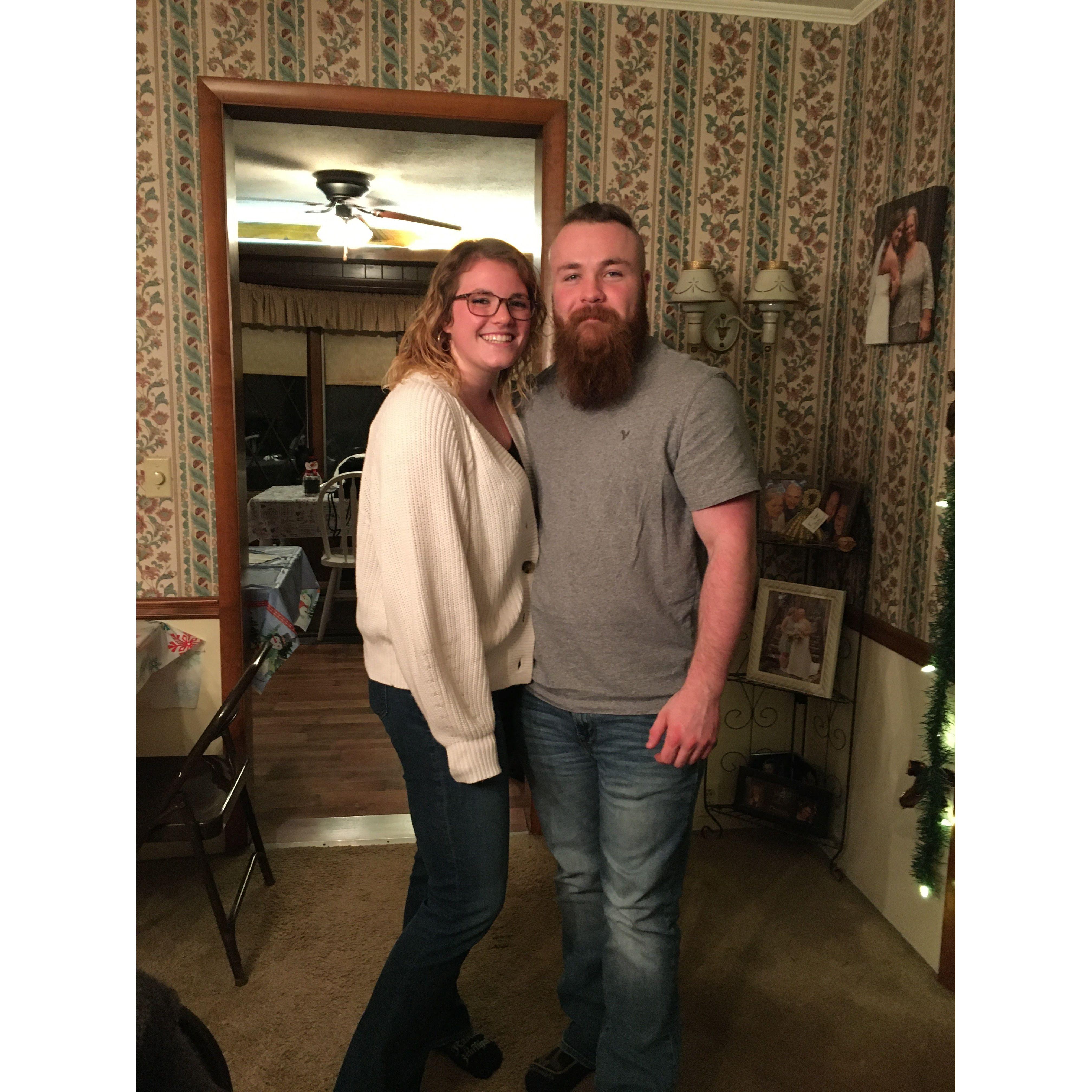 Thanksgiving with his family- where Chase first met everyone.