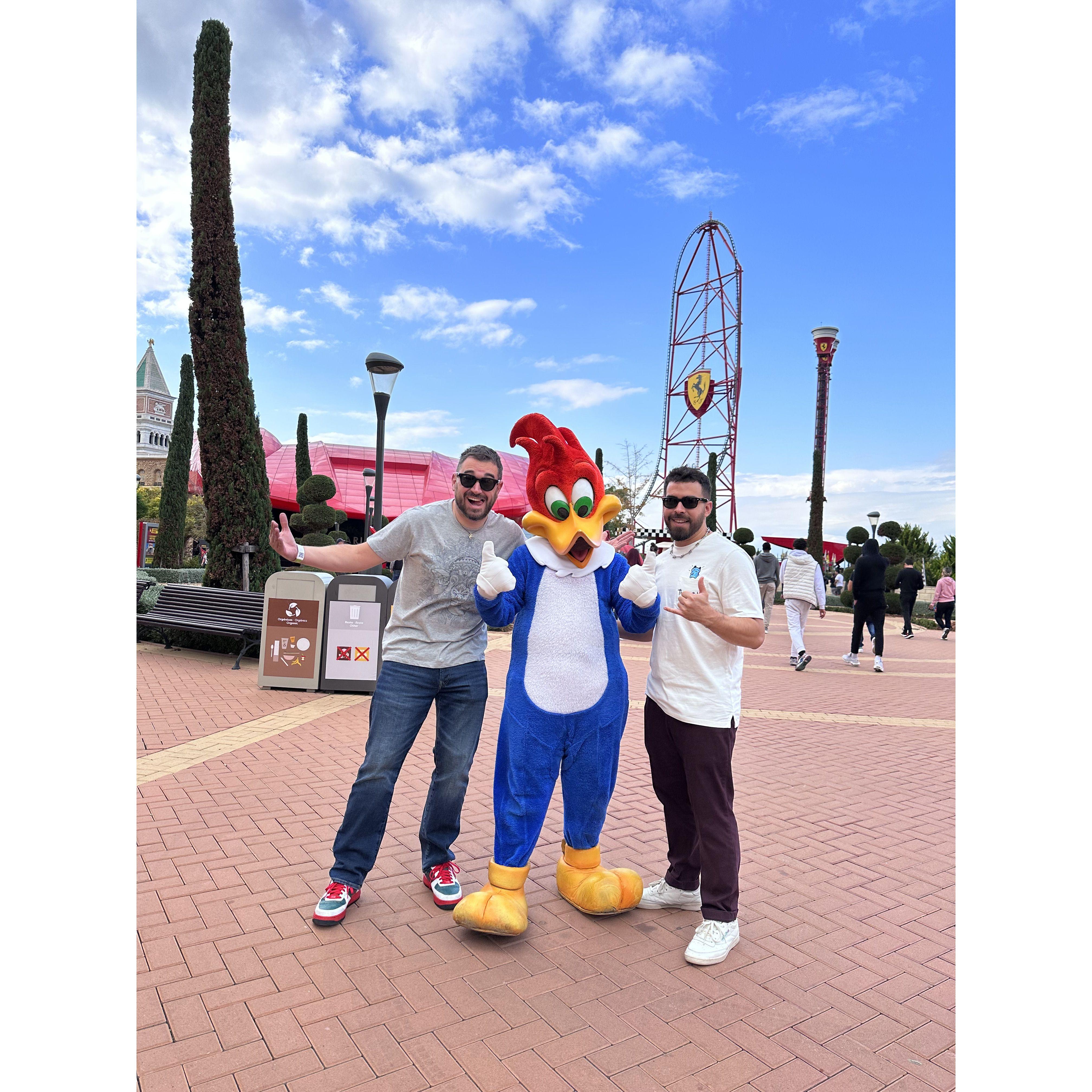 Woody Woodpecker in Europe