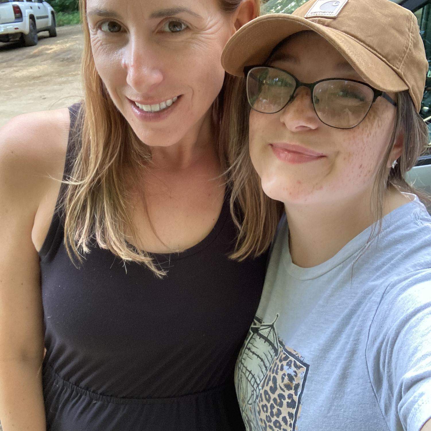 Mercadee and Stephanie! We always have the best time! My running partner