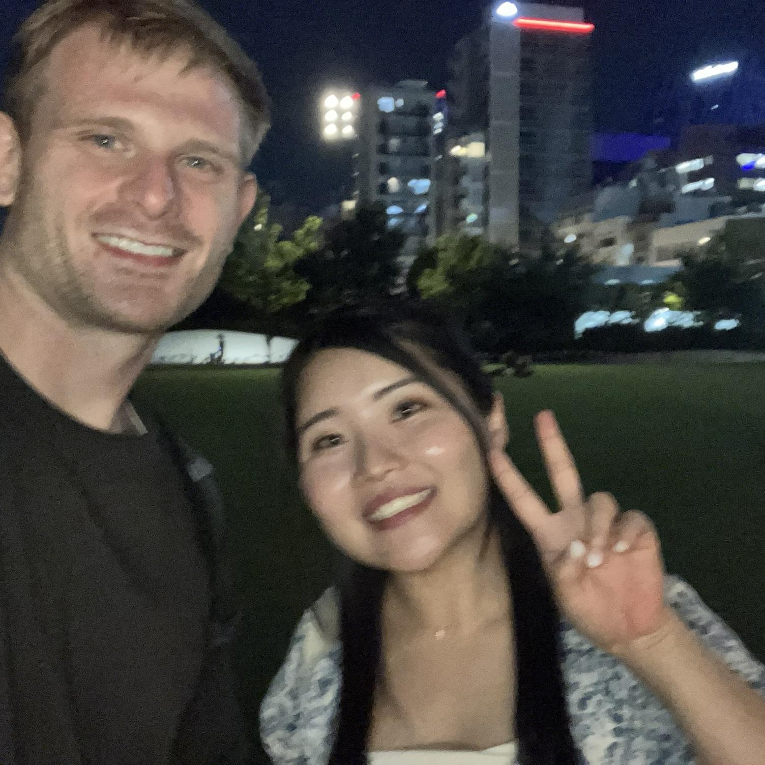 Our first date! @Ikebukuro Park