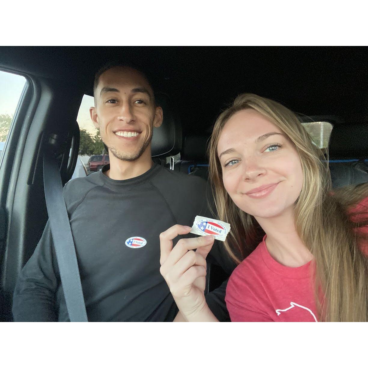 We always make sure to vote!