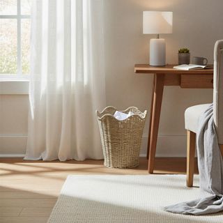 Woven Seagrass Wastebin
