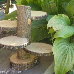 Rustic 4-Tiered Stand