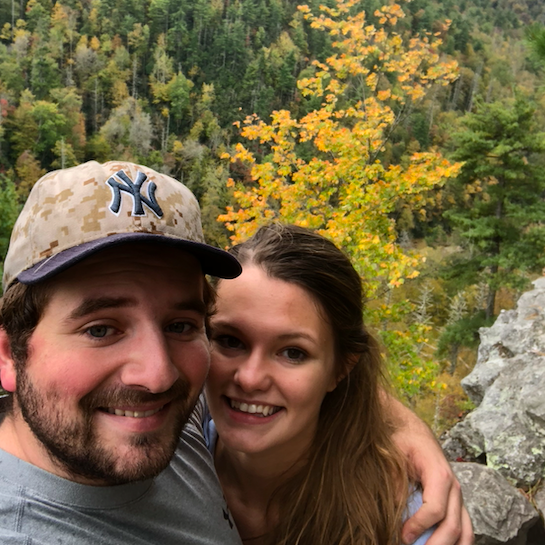 A hike just as the leaves were changing.