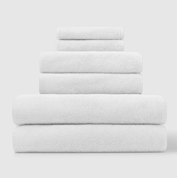 Spa Towel Collection-6 piece set white