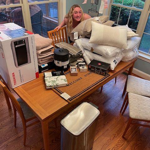 Shopping spree- Preparing to move into our first apartment!