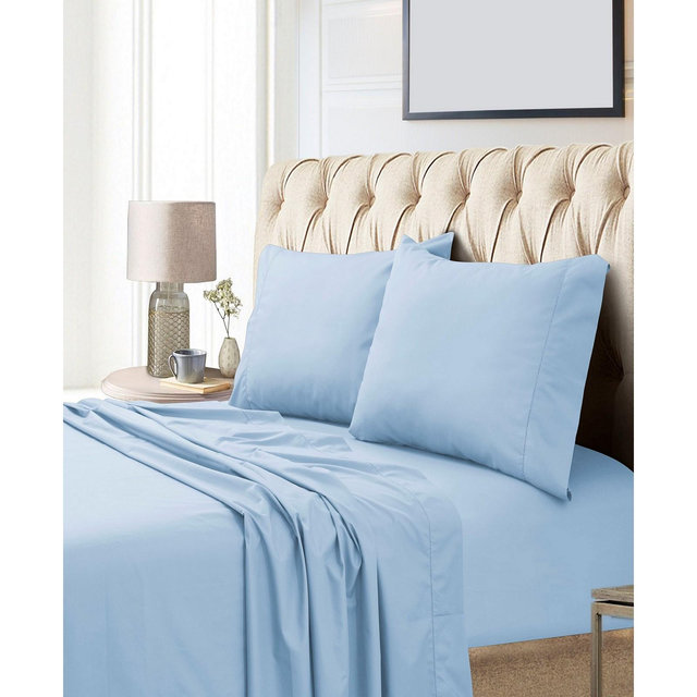 Tribeca Living Egyptian Cotton Sateen 800 Thread Count Extra Deep Pocket Queen Sheet Set