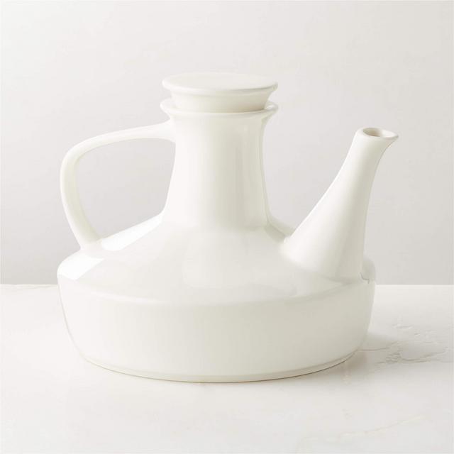 Contempri White Teapot