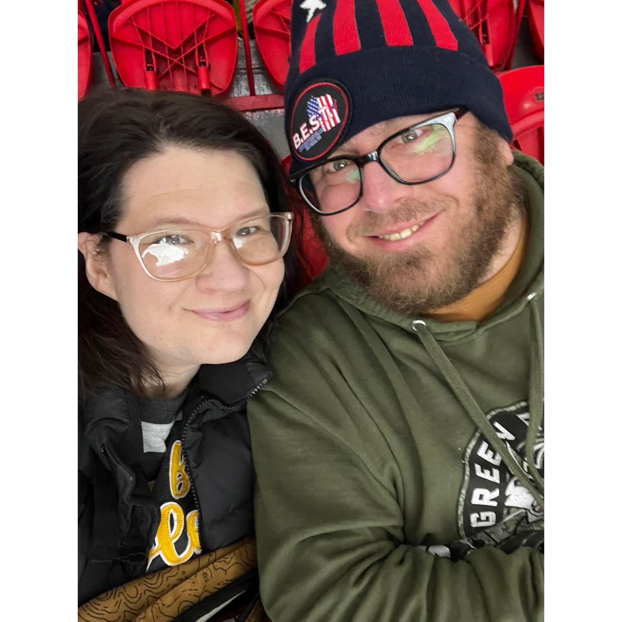 We have a shared love for the Green Bay Gamblers