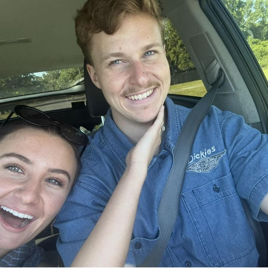 On our way to look at our first house we're going to rent together