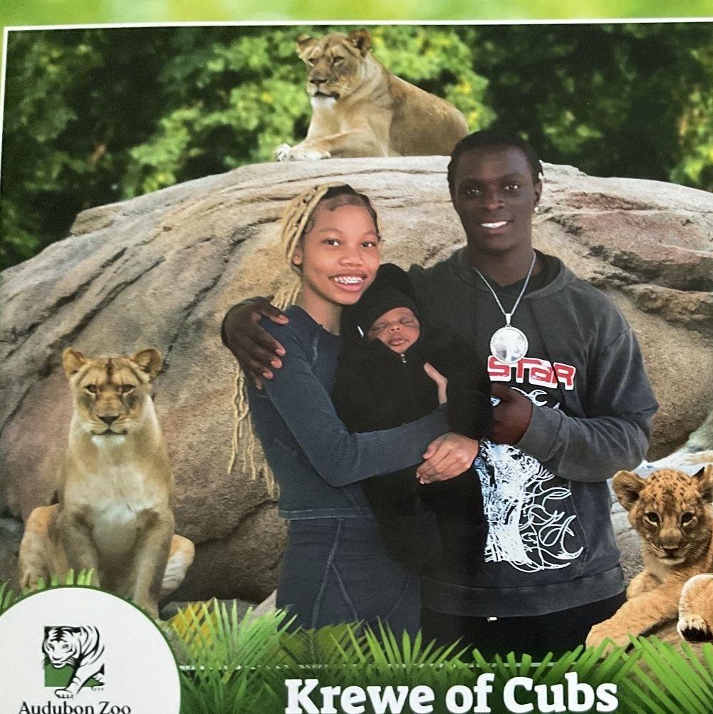 Darius, Rob's middle child, and his lady Jaler and son.