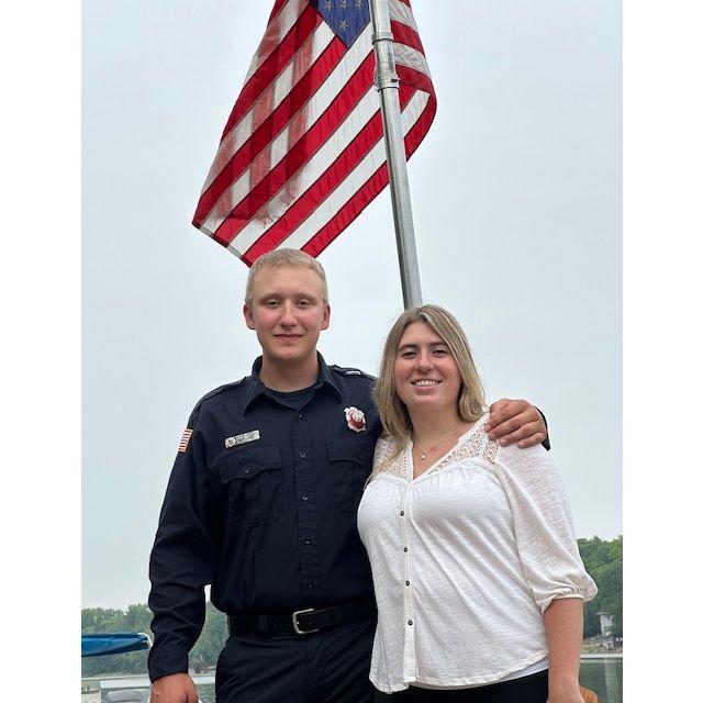 The night when Ryan graduated paramedic school