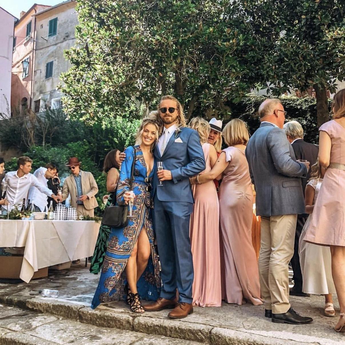 Thoroughly enjoying Natalia's wedding on an island called Elba in Italy.