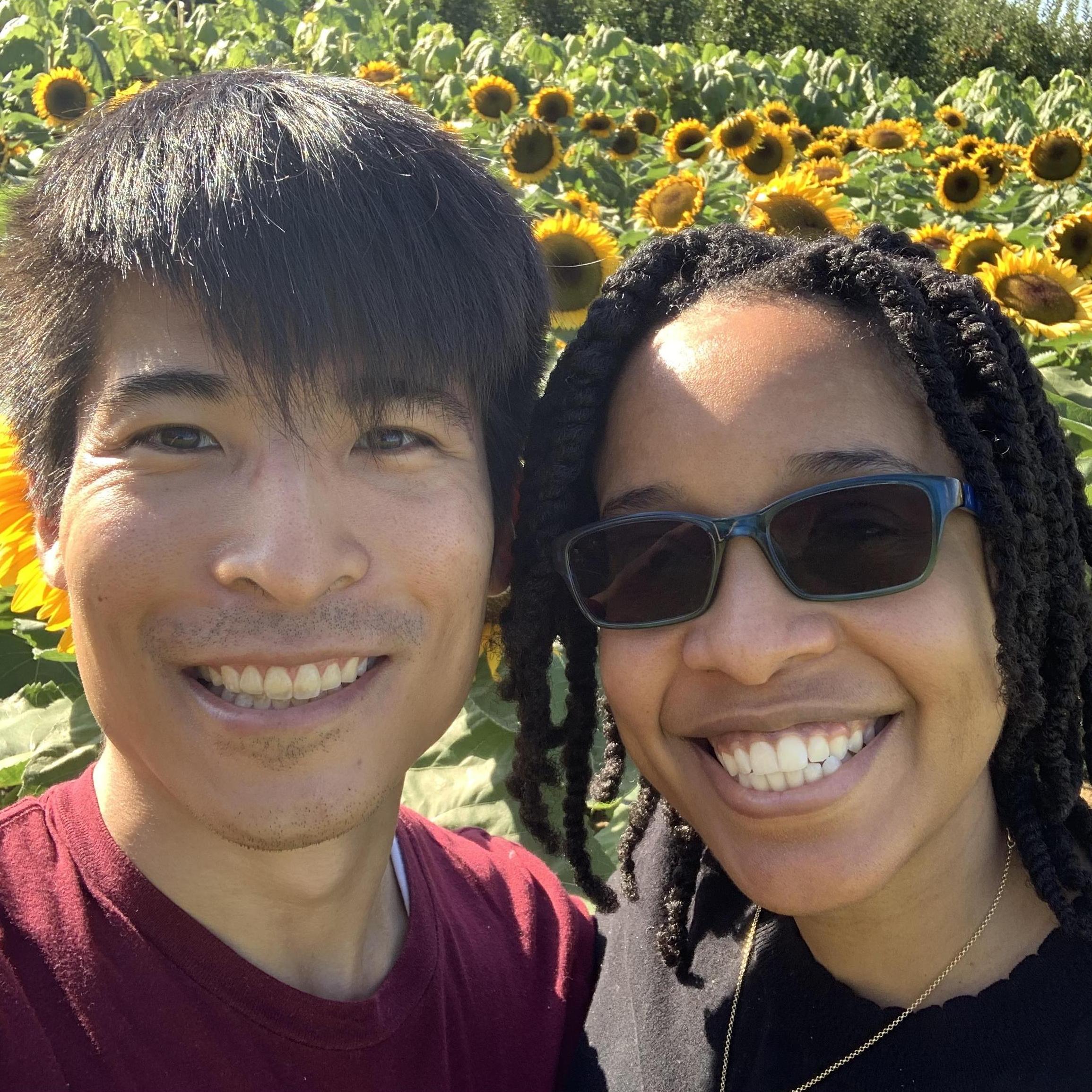 Hanging out at Terhune Orchards sunflower fields!