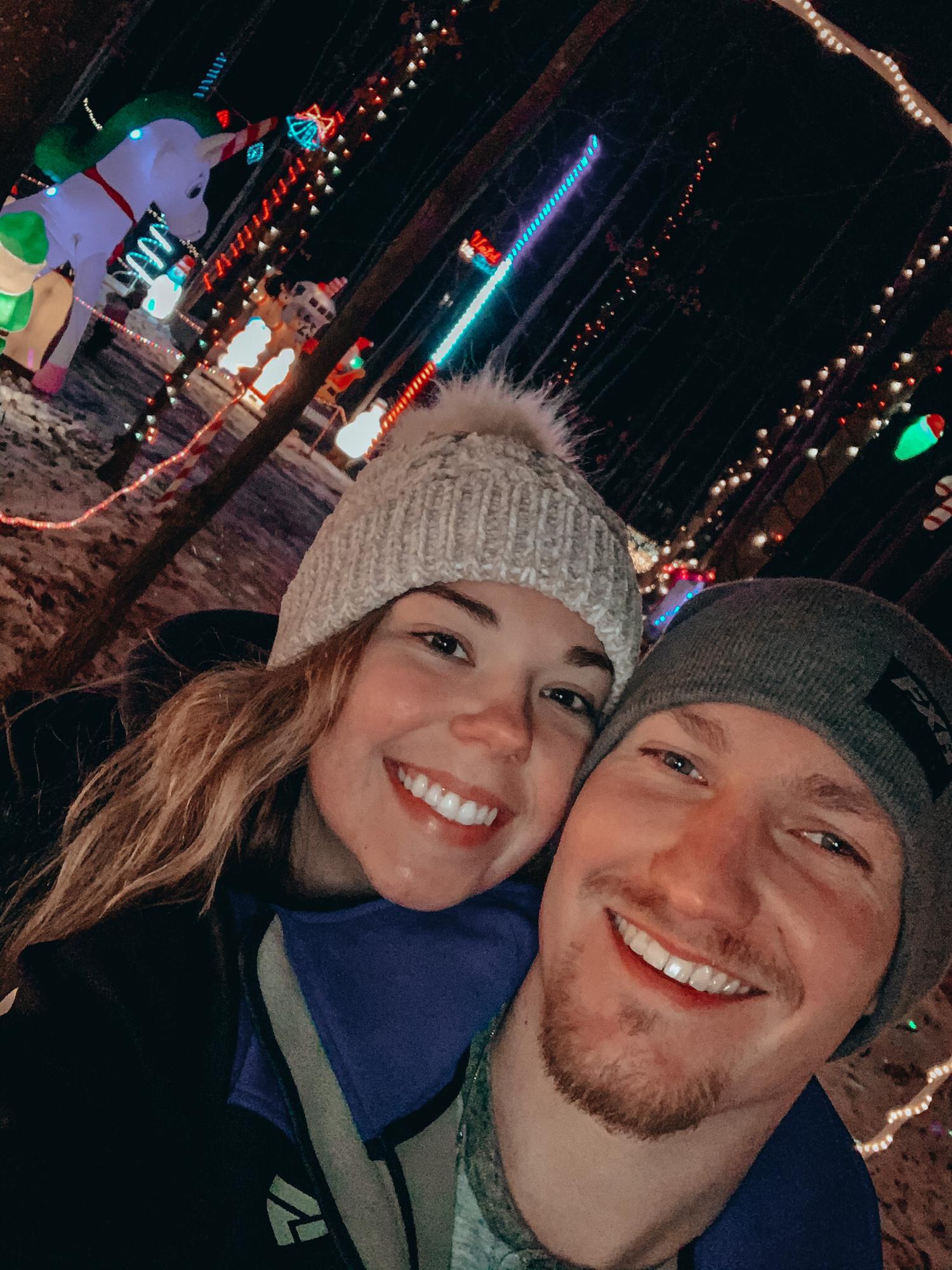 Seeing the Carter’s Christmas lights 🎄