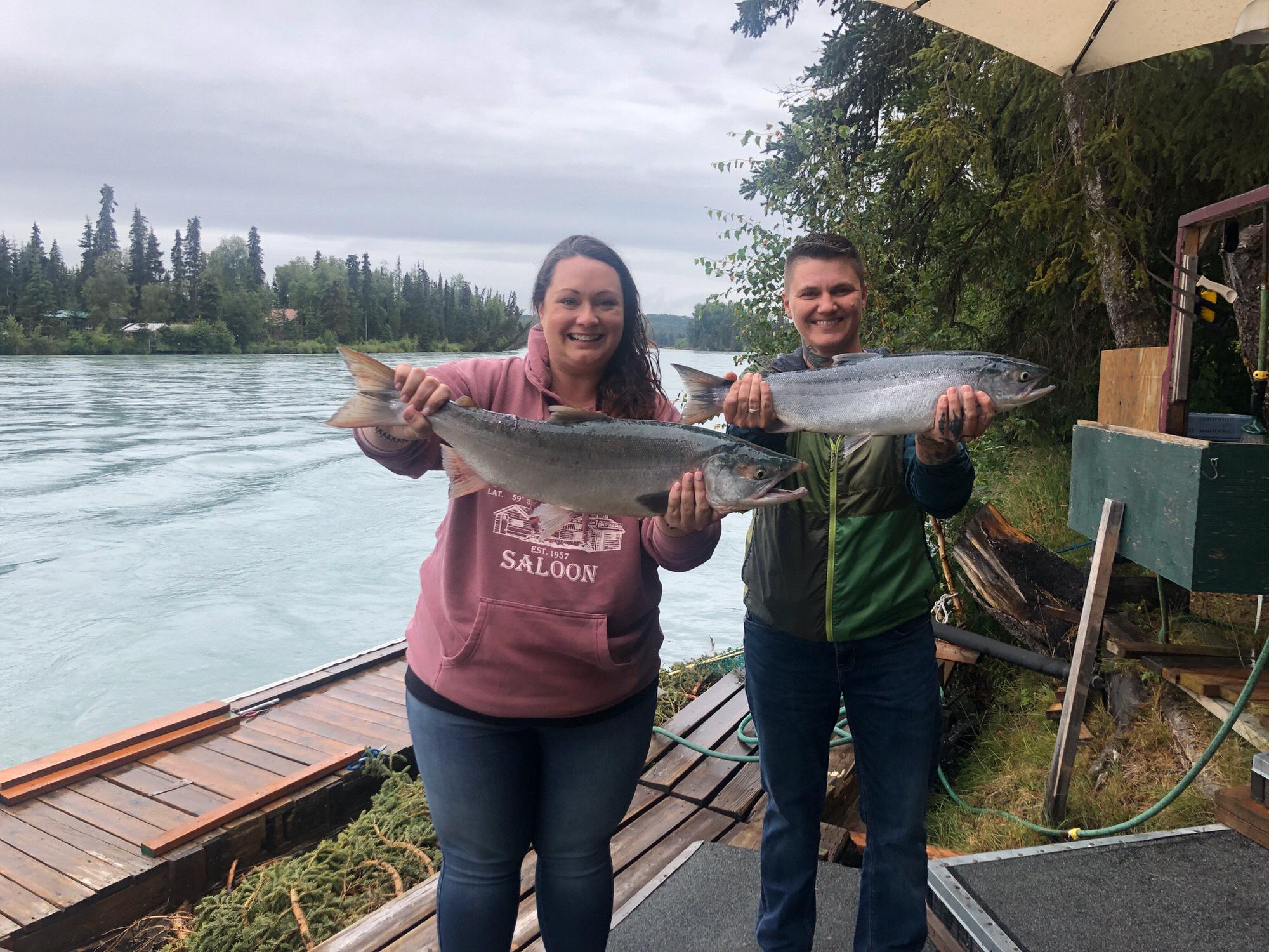 Salmon on the Kenai River in Alaska!