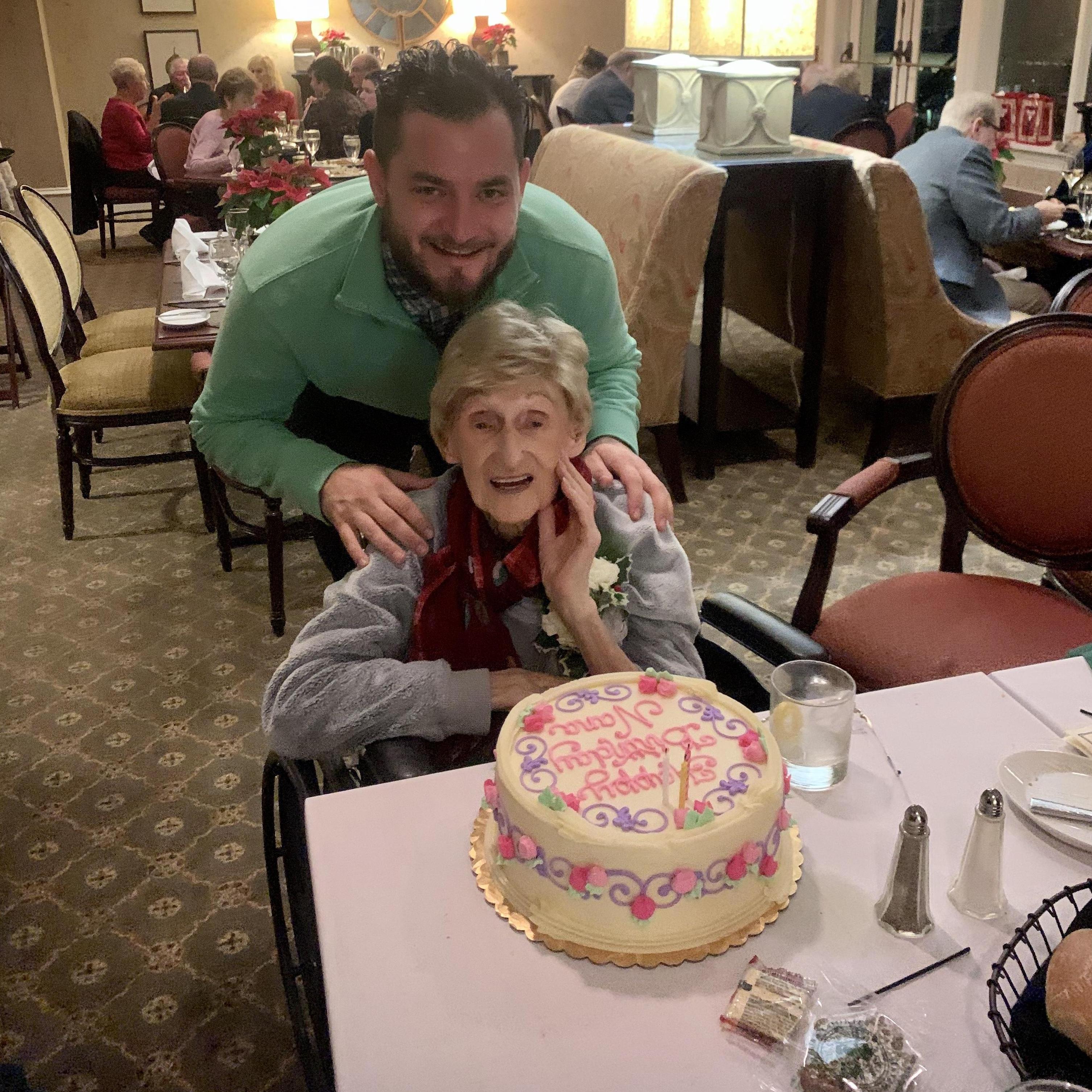 Jimmy's Birthday is 12/21, and Nana's 12/22...she made sure everyone sang "Happy Birthday!" to both at Nana's Birthday Dinner 2019