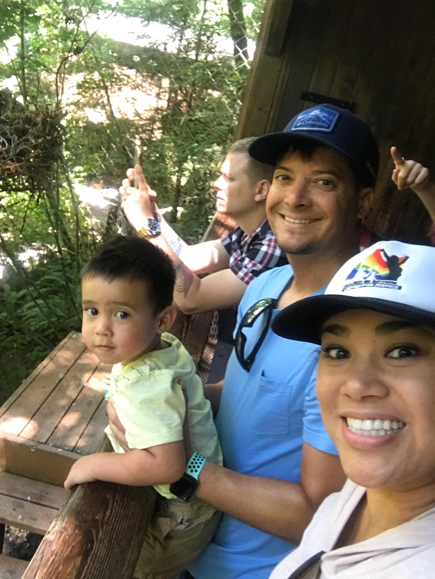 Zoo in Oregon with Malcolm