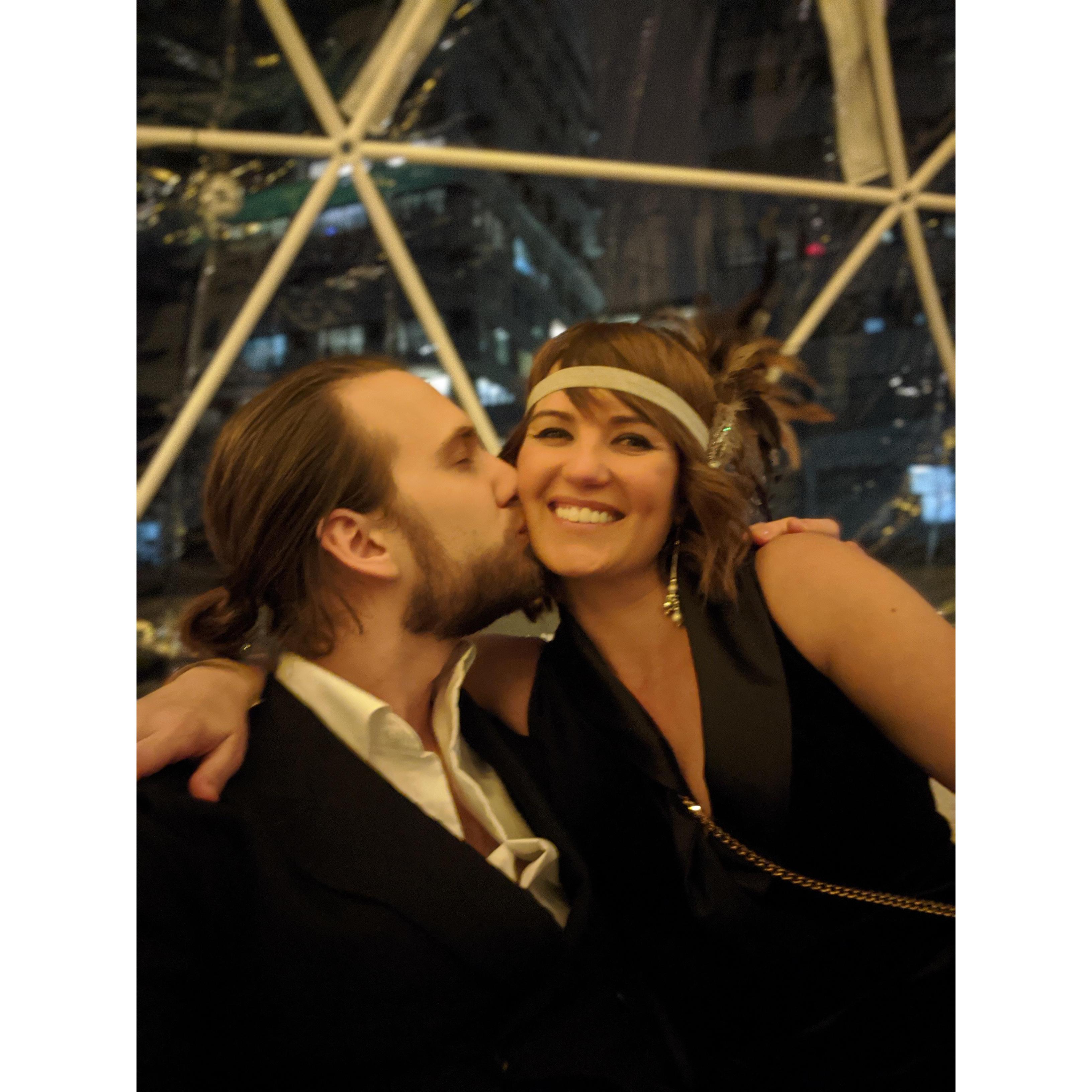 sneaking into igloos at the Watergate