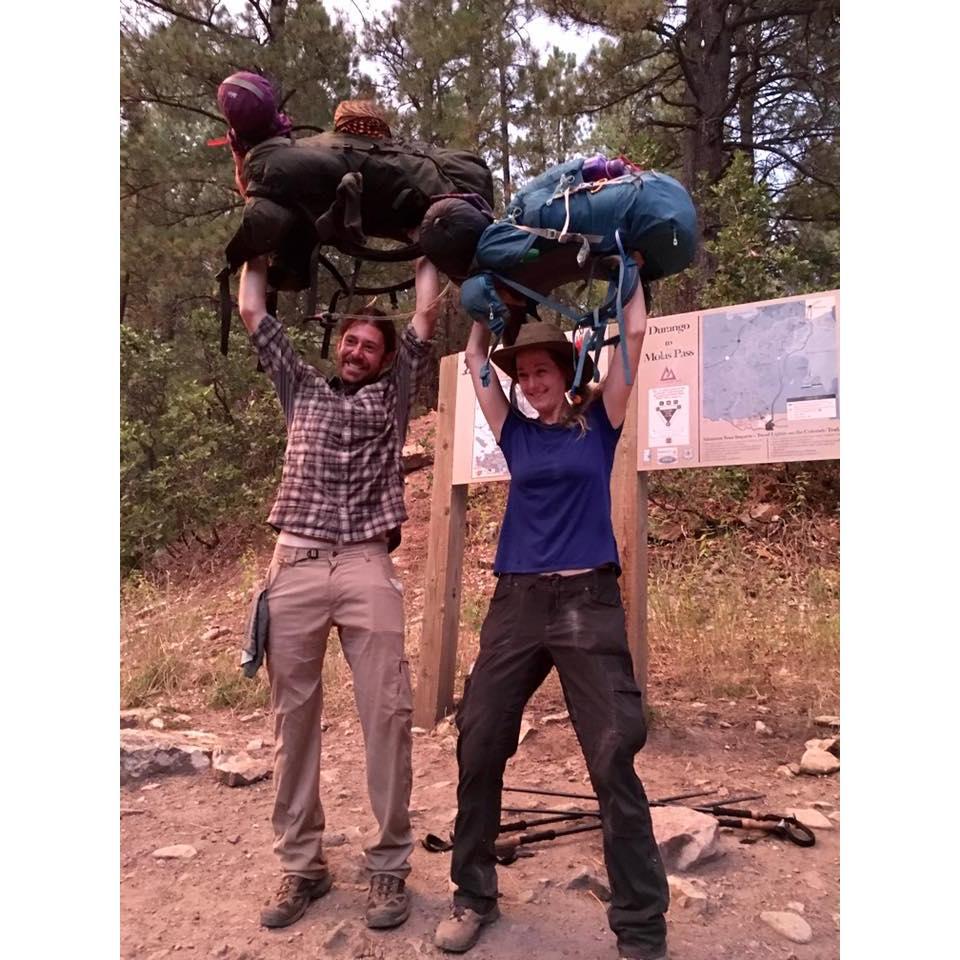 WE FINISHED THE COLORADO TRAIL!  486 miles and 5 weeks later! We were so hungry.