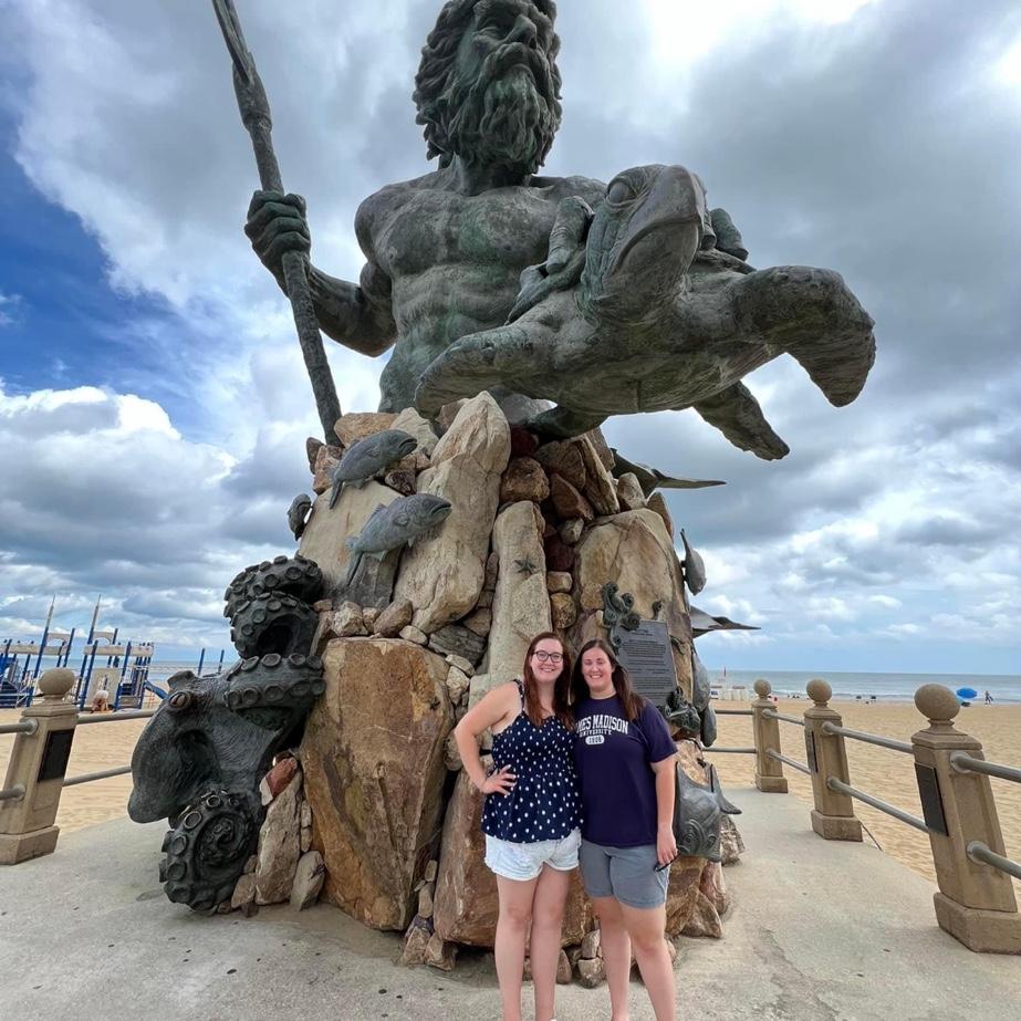 Lindsey’s first visit to Virginia Beach!