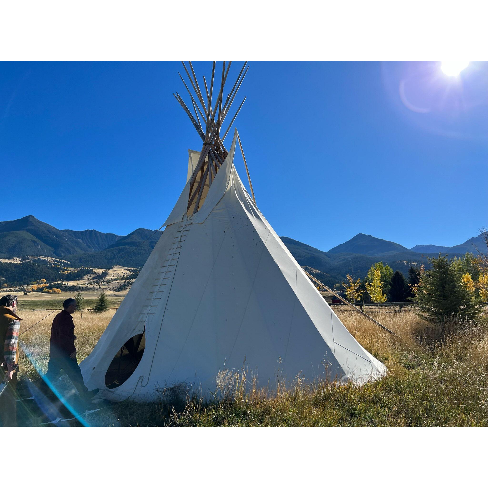 Teepee at Copper Rose Ranch