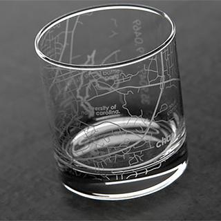 College Town Rocks Glass, Set of 2