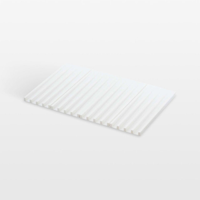 Yamazaki White Silicone Foldable Drainer Tray