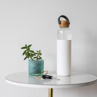 Glass Water Bottle with Handle