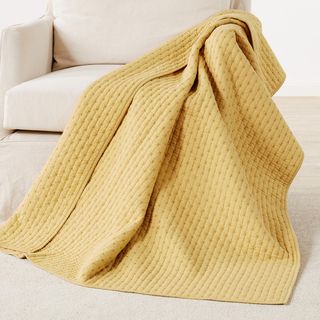 Cross Stitch Quilted Throw