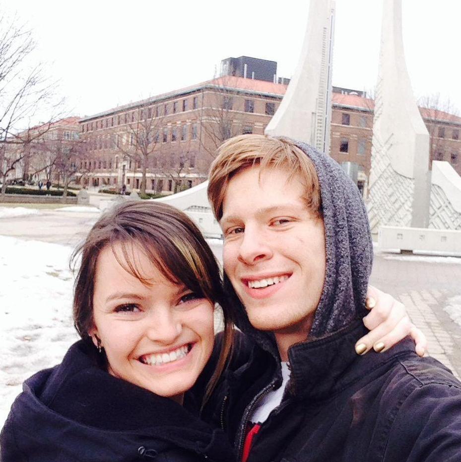 Matt visiting Purdue!