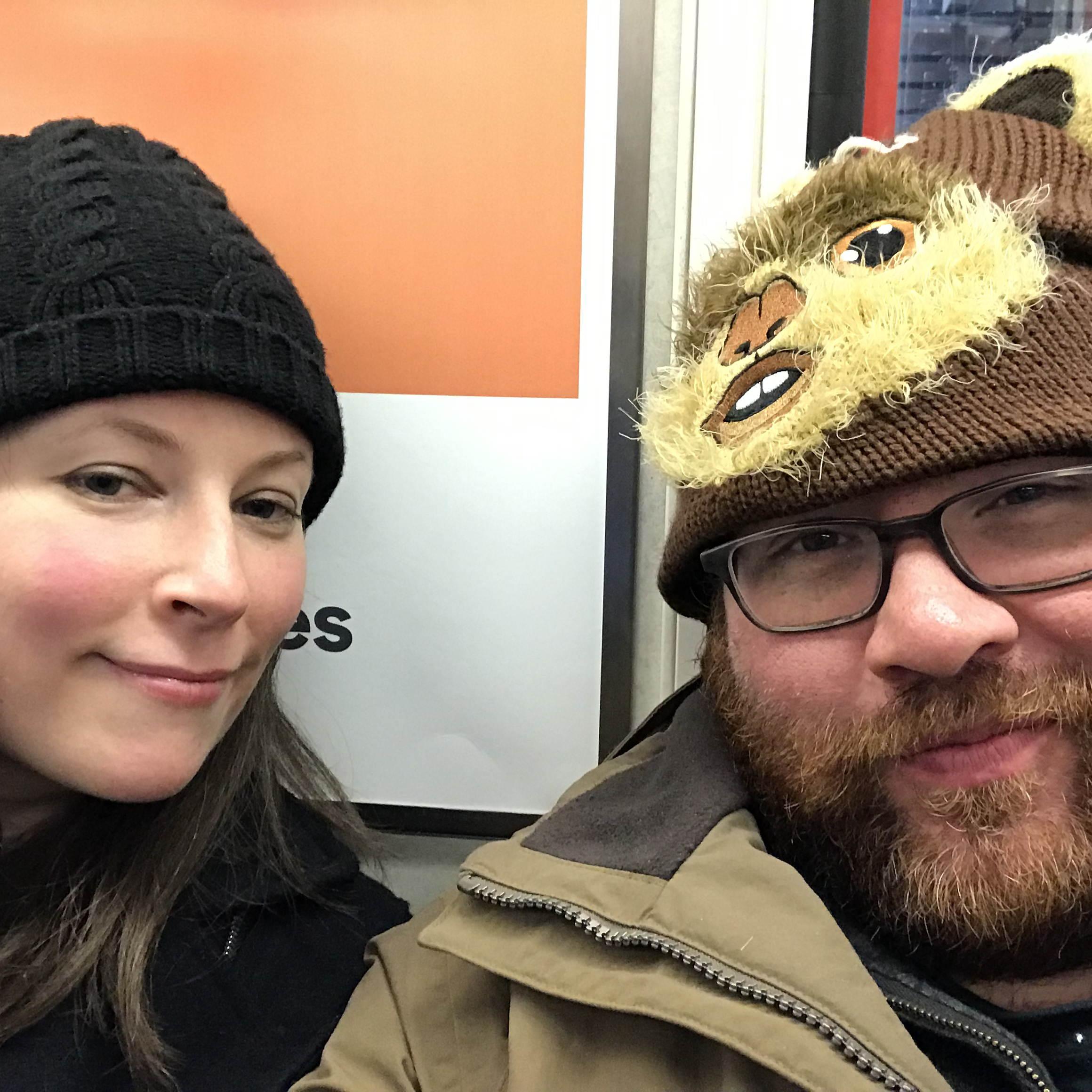 Lisa's black beanie vs. Wicket the Ewok.
