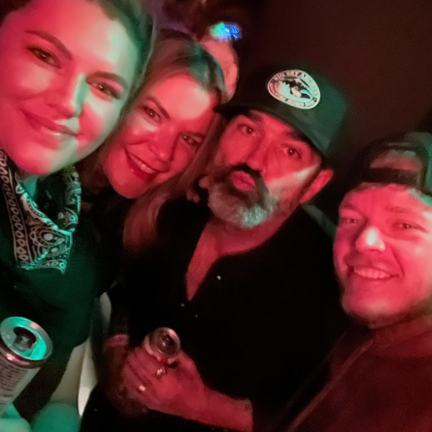 Concert with friends.