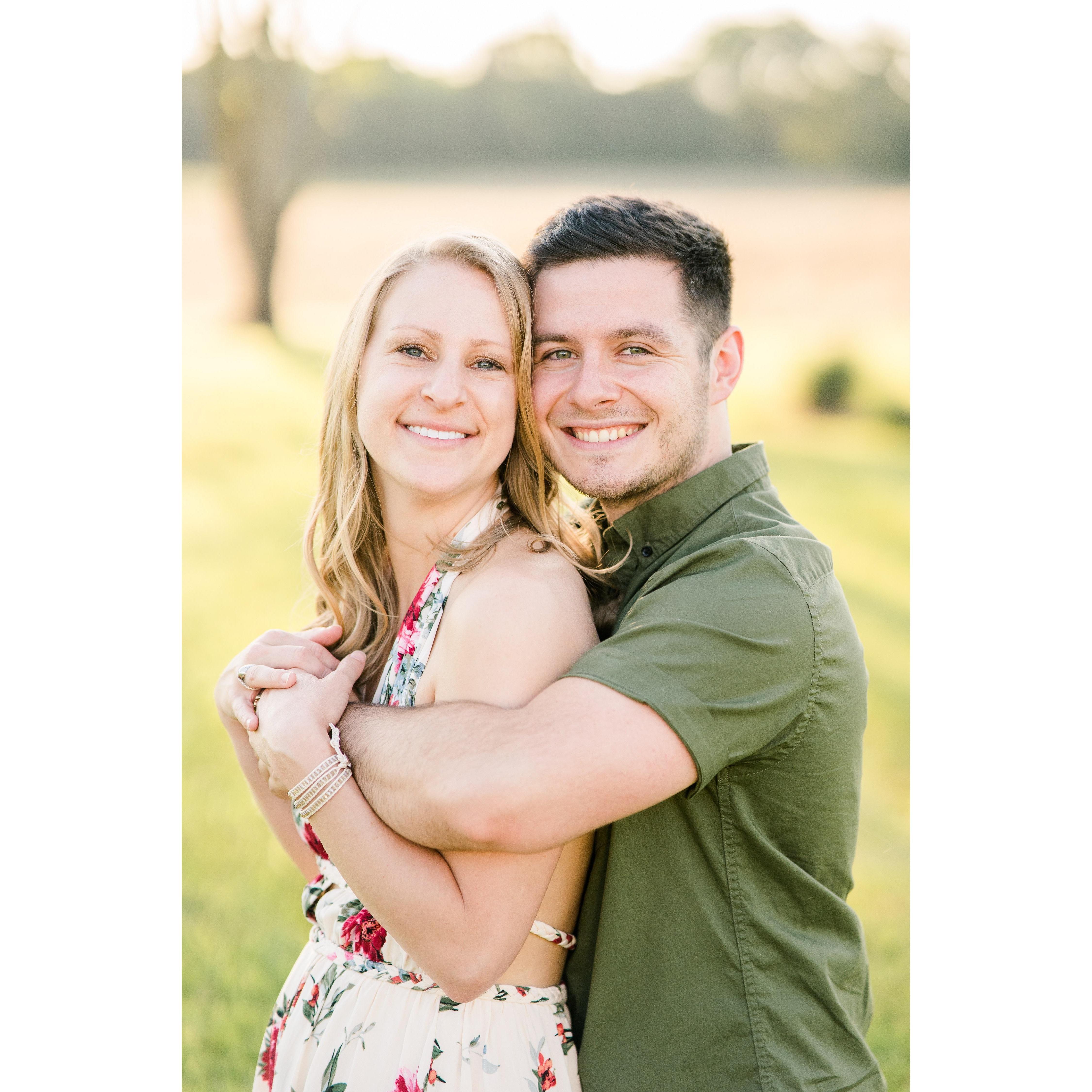 Engagement photo at our wedding venue