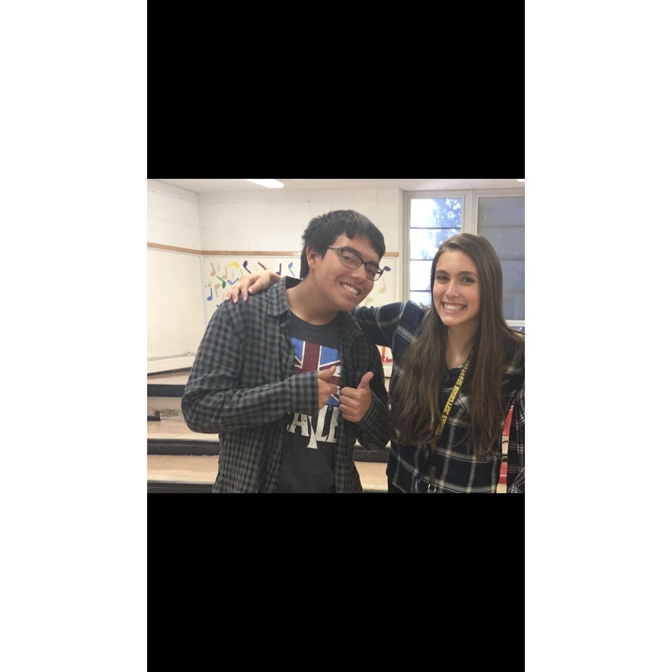 Our first photo together, 2015