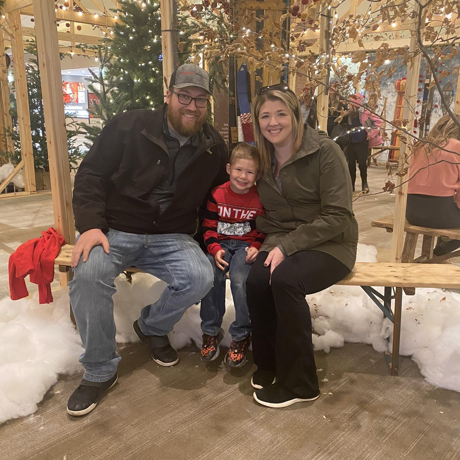 Photos with Santa.