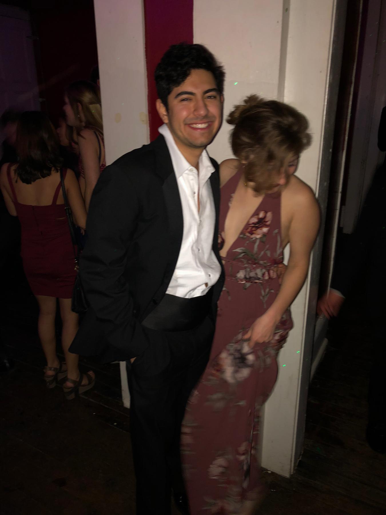 Esteban and Mallory at the Pike formal in New Orleans shortly after Esteban asked Mallory to be his girlfriend