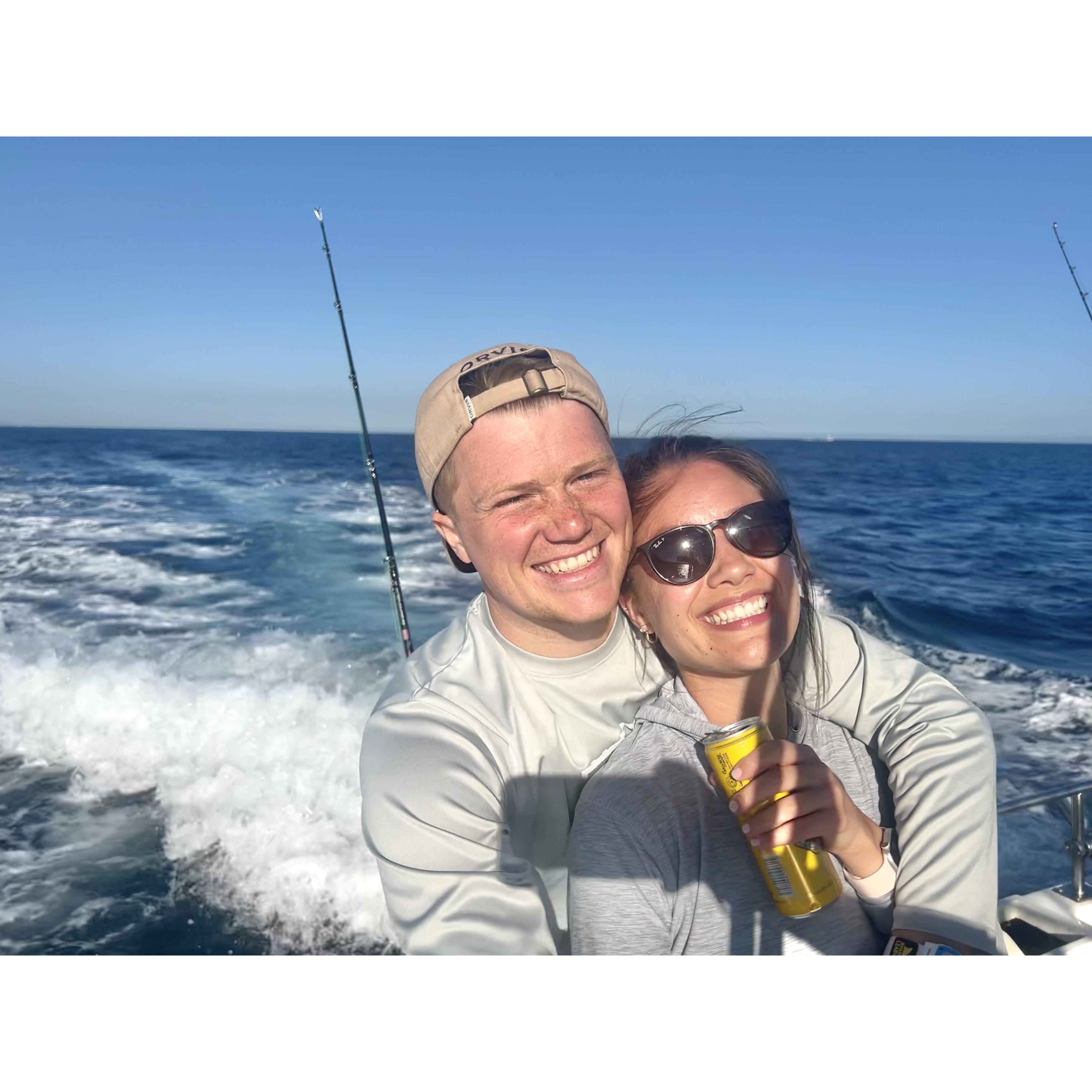 Fishing Spanish mackerel in Cabo