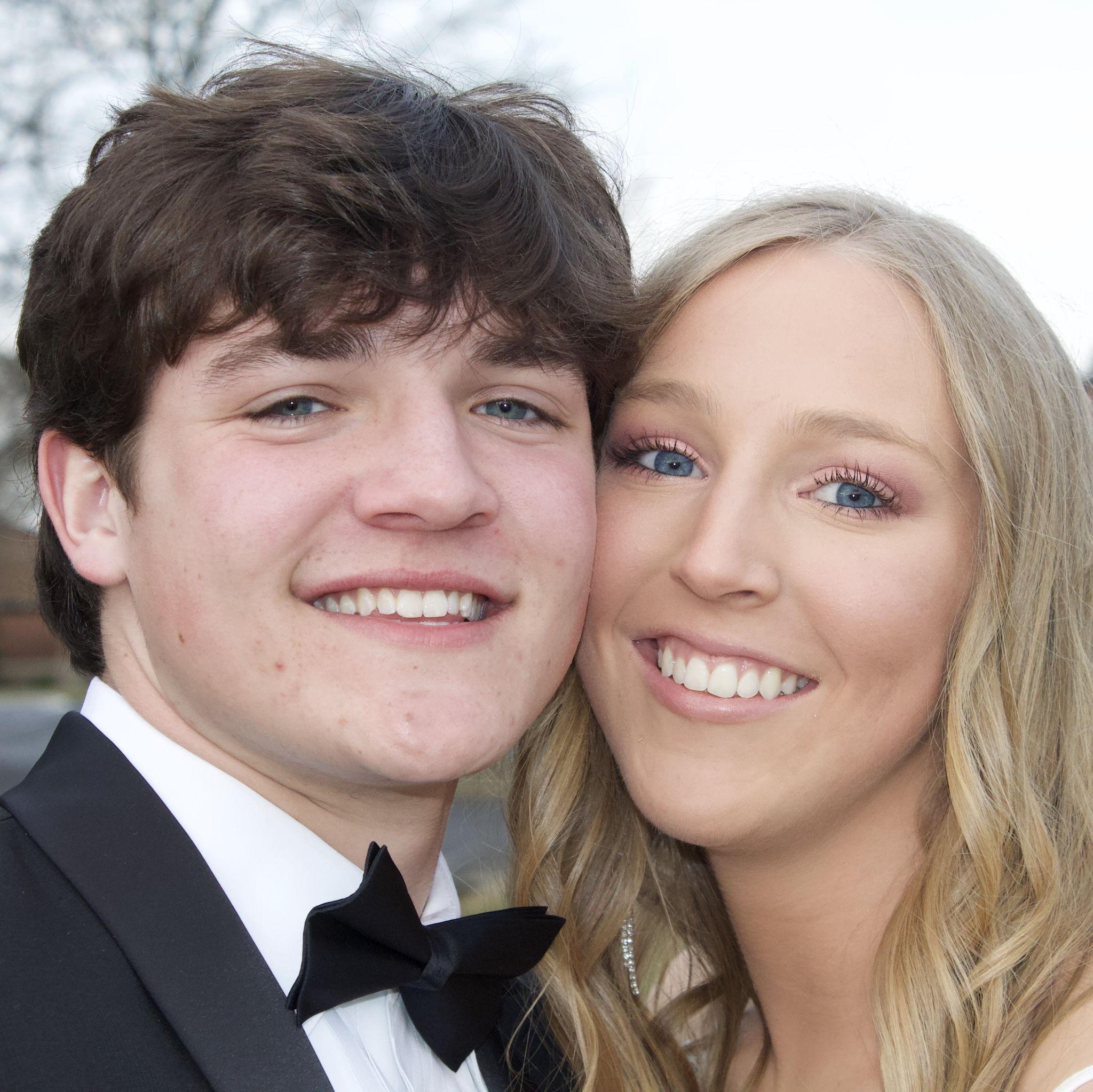 Our first prom! We attended both the St. Agnes and Christian Brother's proms our junior year, but did not get to attend any senior proms because of covid.