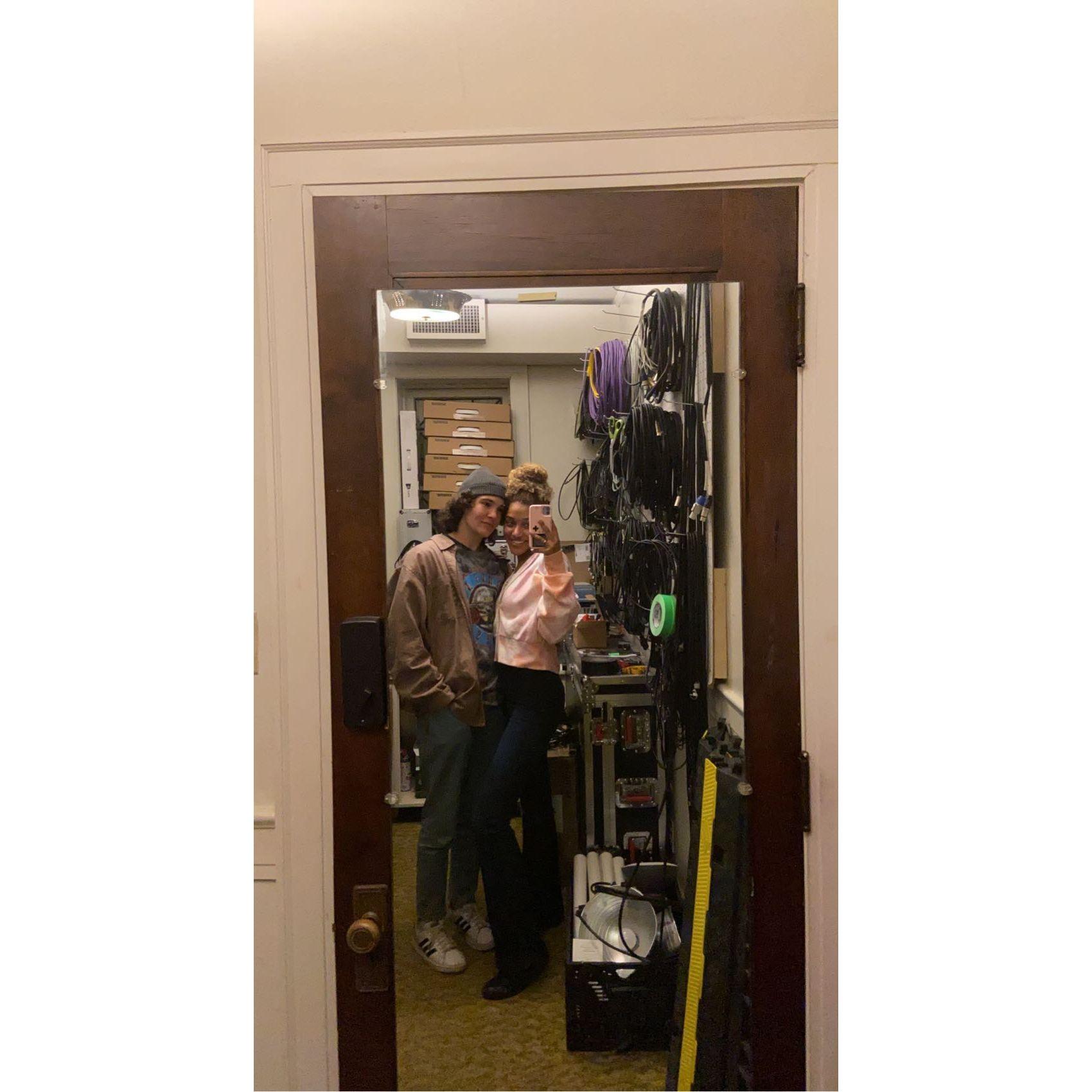 Our first picture together as a couple ❤️