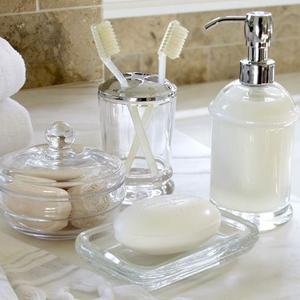 PB Classic Glass Bath Accessories