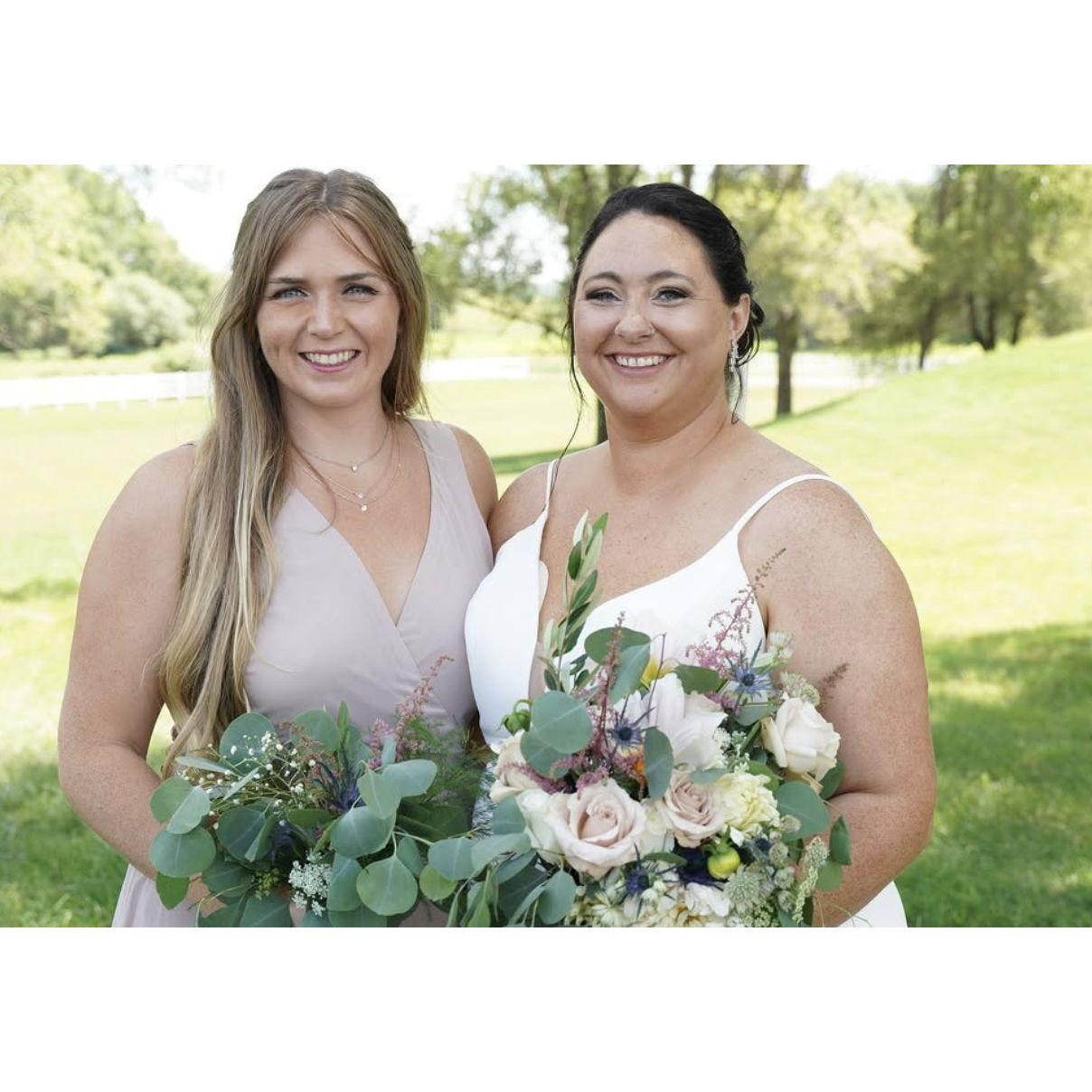 Chloe´ & The beautiful Bride Lexi at her wedding, June 2023