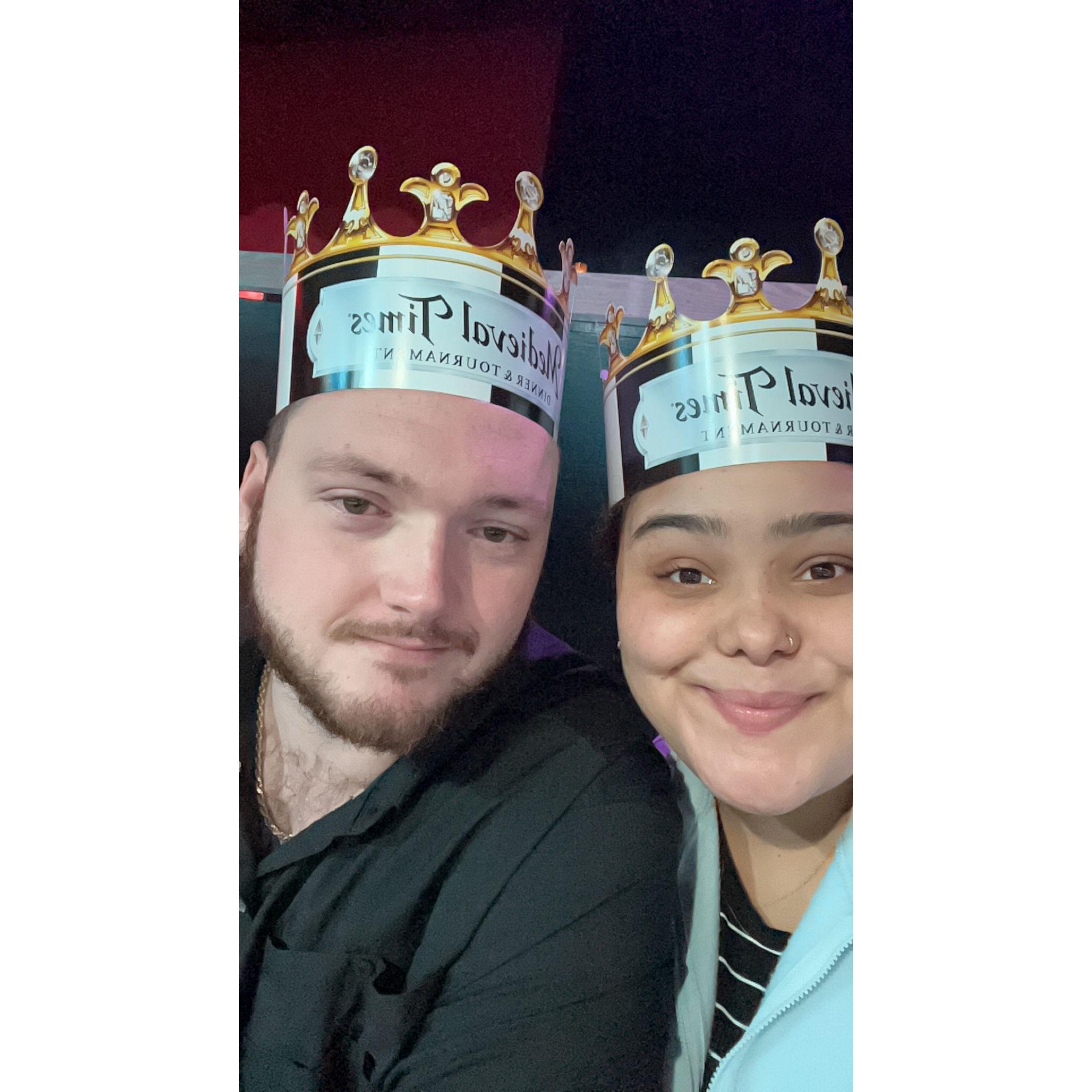 Our first time going to Medieval Times!