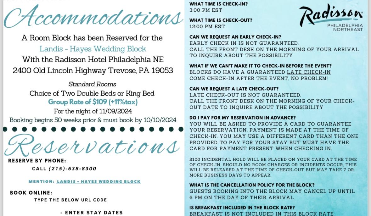 The Wedding Website of Carly Landis and Michael Hayes