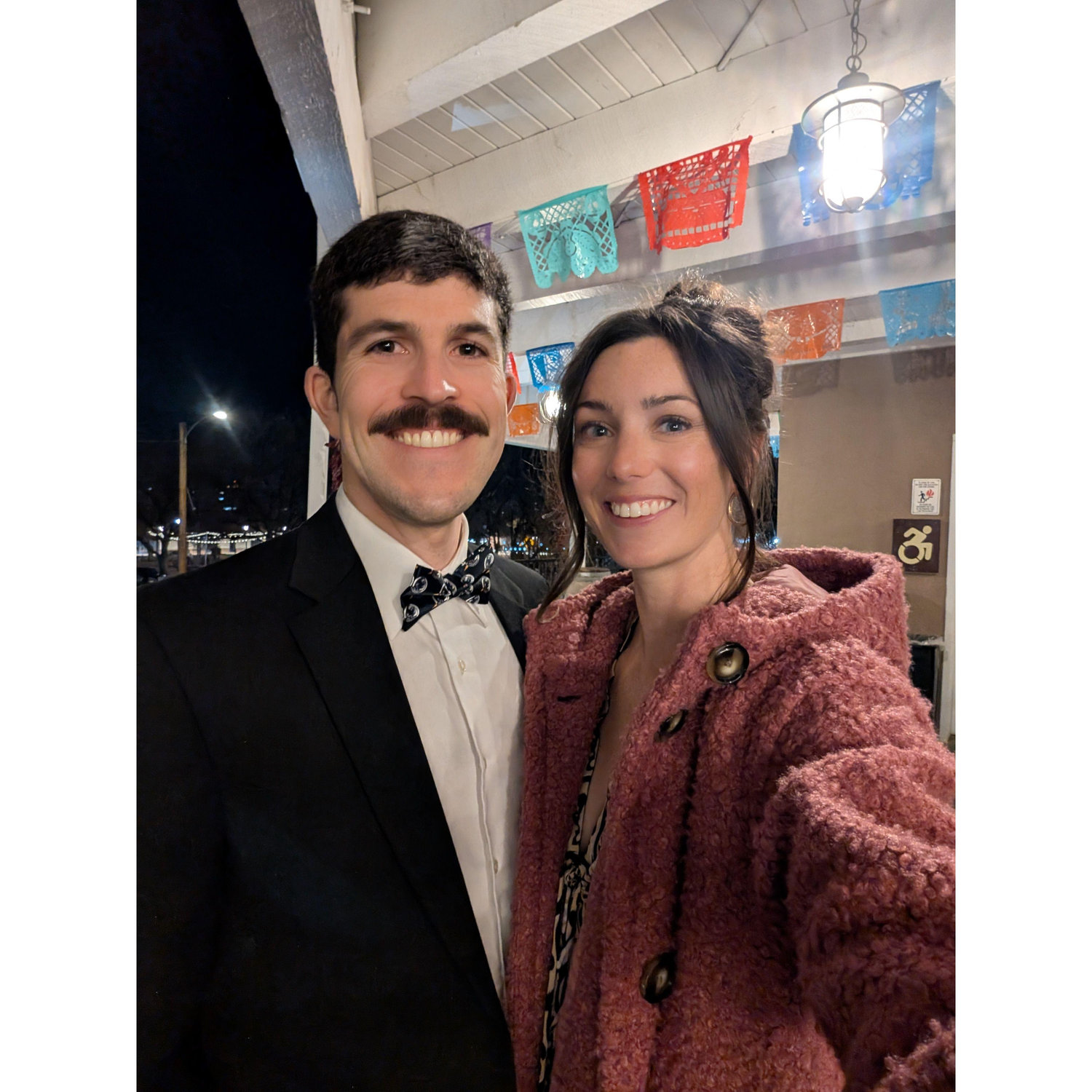A moment for this bow tie. Thank you.
