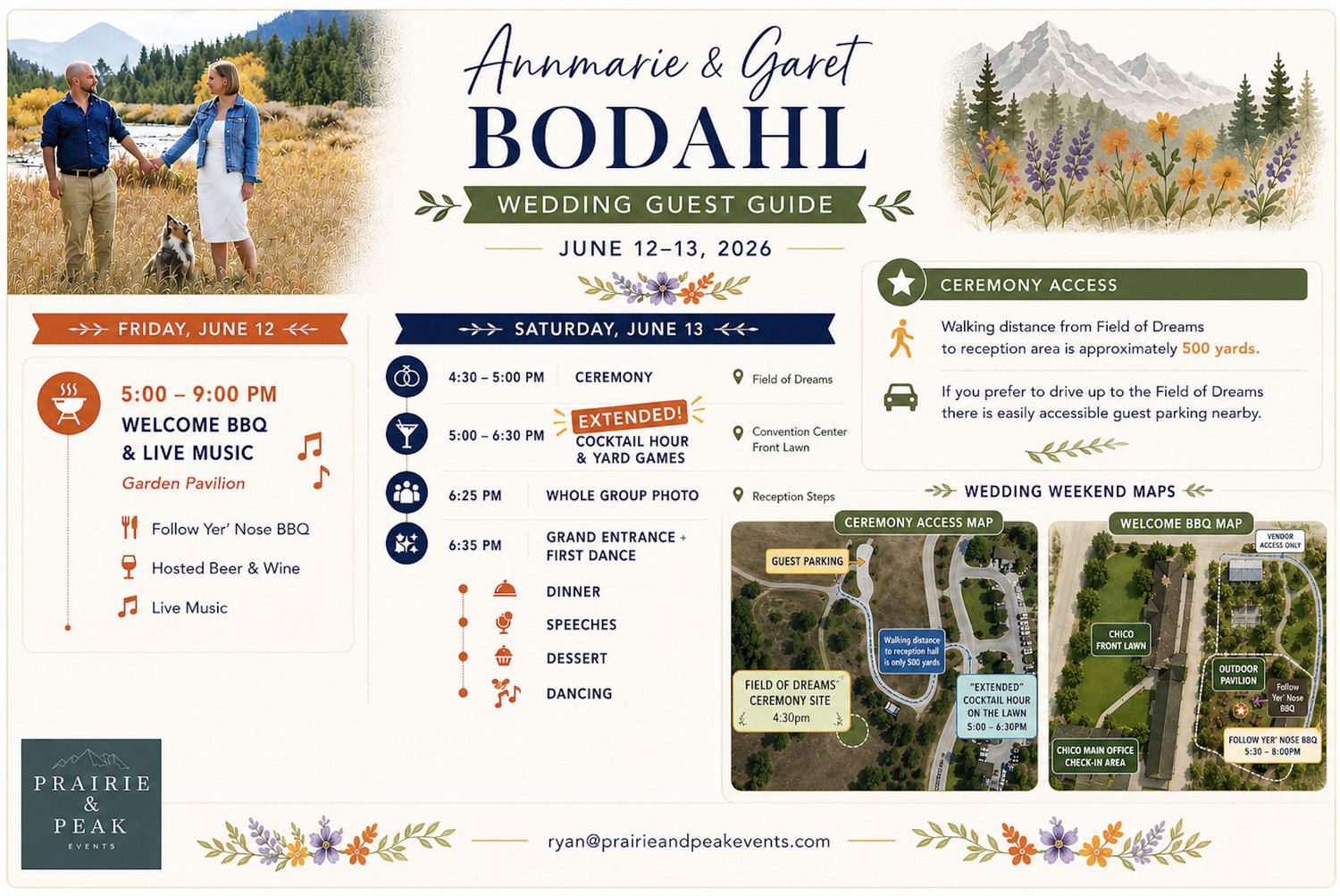 The Wedding Website of Annmarie Paul and Garet Bodahl